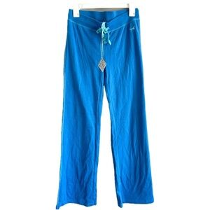 Low Rise Y2K Wide Leg Lounge Pants in Blue